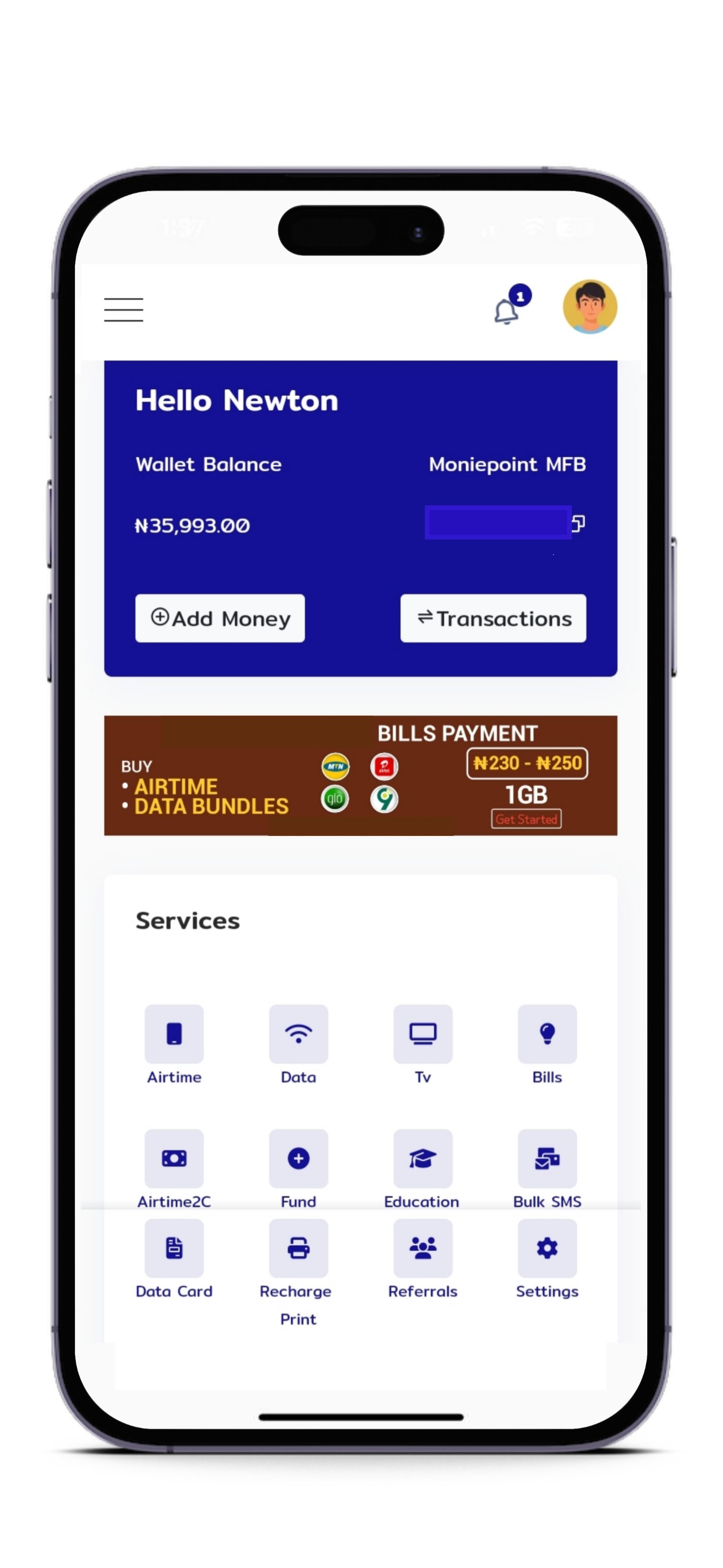 Phone interface